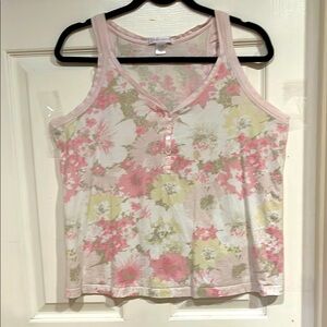 Carole Hochman Cotton Knit Babydoll Pajamas Size L